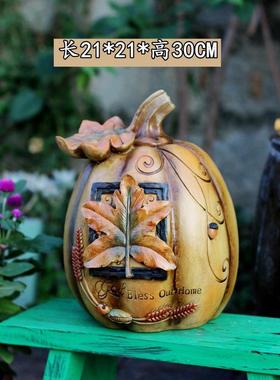 m3no园林万圣节户外南瓜摆件农场庭院花园装饰品商场美陈批发