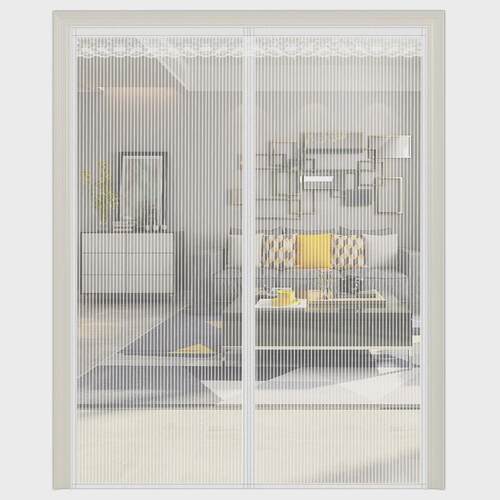 夏季防蚊门帘全磁条金刚网纱门家用大门魔术贴免打孔磁性蝇吸防自