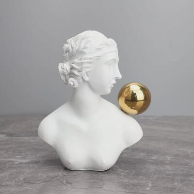 欧式艺术维纳斯大卫人物摆件客厅办公室酒店展厅家居断臂软装饰品