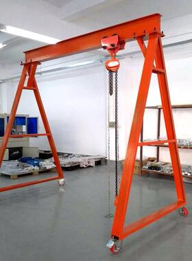 现货小型移动无轨万向龙门架升降式2吨3吨电动简易龙门吊龙门架