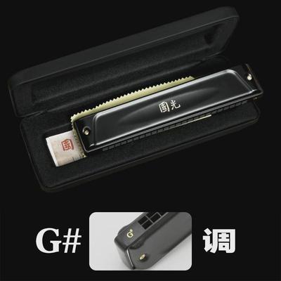 上海国光口琴24孔复音c调之梦专业演奏重音特别调国成人口琴高档