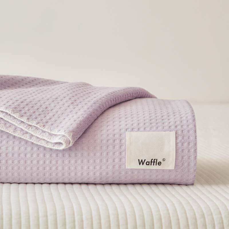 四季法兰绒毛毯加厚双层华夫绒午睡毯秋冬床单复合毯外贸批发