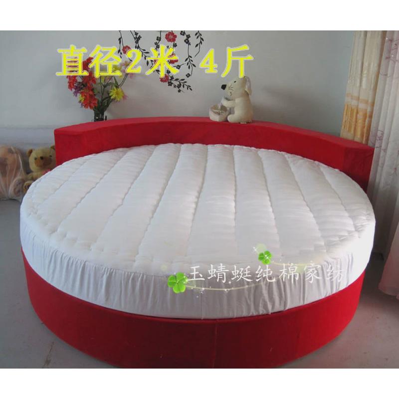 a6l圆床保护垫笠式圆褥垫宾馆圆床褥子圆床棉花垫被床笠圆式褥垫