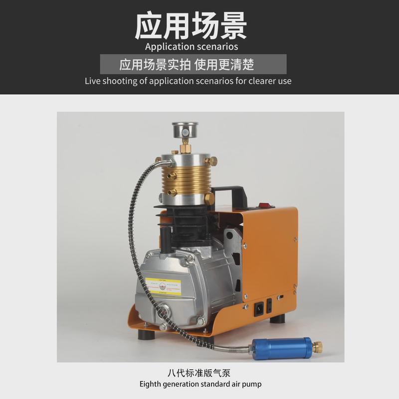 热销30MPA单缸高压充气泵通用泵头4500psi气动通用缸头原装维护配