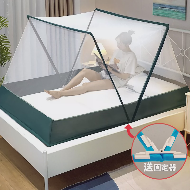 0wyv折叠蚊帐家用2024新款免安装单人学生宿舍文章上下铺通用90x1