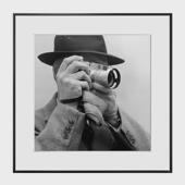 11y布列松现代简约黑白组合摄影集装 饰画客厅玄关怀旧样板间人物