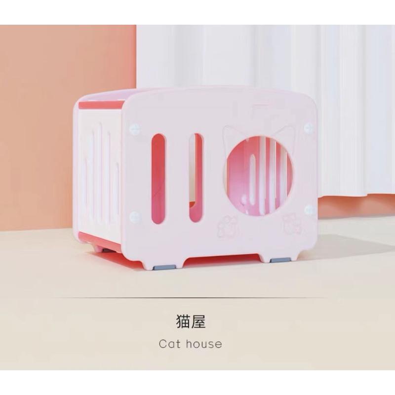 猫产房塑料舍猫别墅狗屋太空舱猫窝狗窝宠物用品四季通用宠物床猫