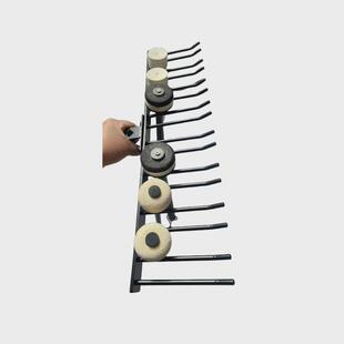 撞击乐器定音鼓槌架不锈钢巴槌架子马林材质可放8副琴槌