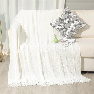 毯子毛秋冬办公室航空飞机旅行披肩午睡薄毯针织沙发线毯blanket