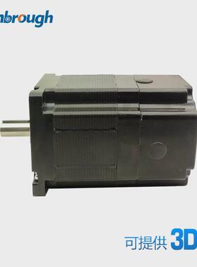 轴86永磁刹车步进电机机身122mm四线4.5nm两相径12.7/14mm可选