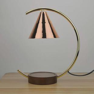 月牙融蜡台灯卧室装饰床头灯氛围灯热熔无火加热香薰蜡烛台灯