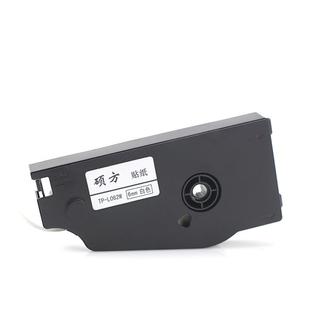 l122白黄银贴纸6 12mm 76贴纸tp 硕方线号机贴纸适用tp80