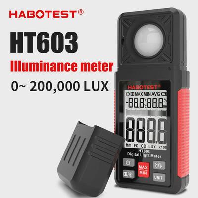 华博ht603仪照度计测光仪高精度流明数字大屏亮度计光照度仪