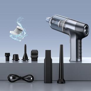 跨境车载吸尘器无线手持充电便携除尘器车家两用大吸力清洁吹尘器