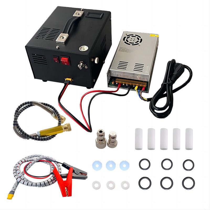 热销12v打气泵高压车载30mpa电动打气机空气压缩机厂家直销