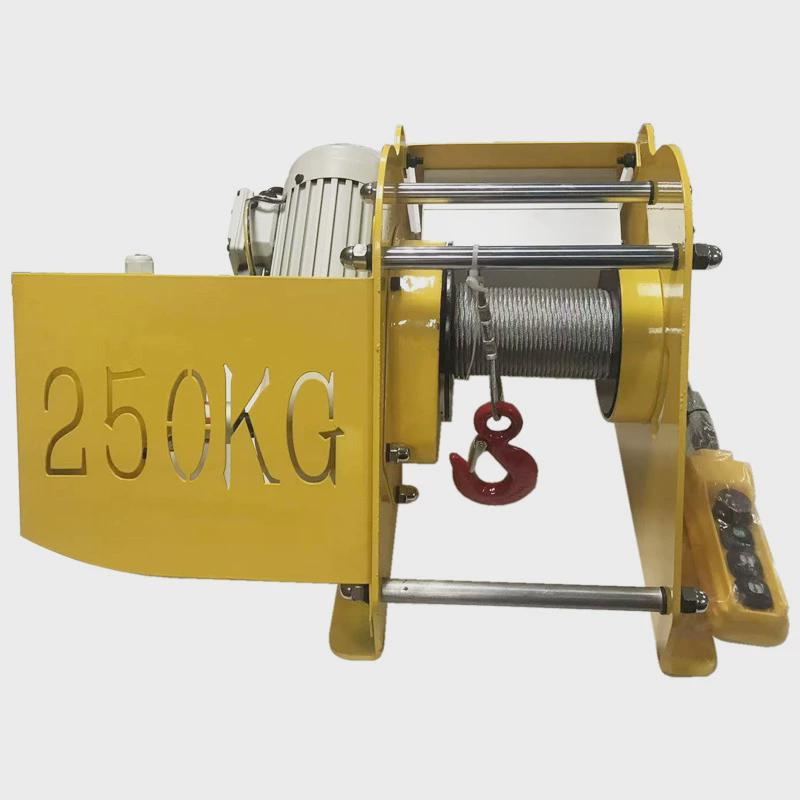 卷扬机250kg多功能小型电动绞盘规格齐全非标欧式卷扬机电动
