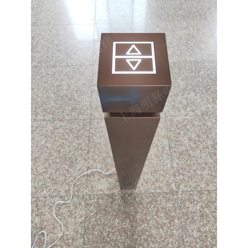 电梯立柱式外呼梯柱式按钮立柱呼电梯盒立式呼梯按钮