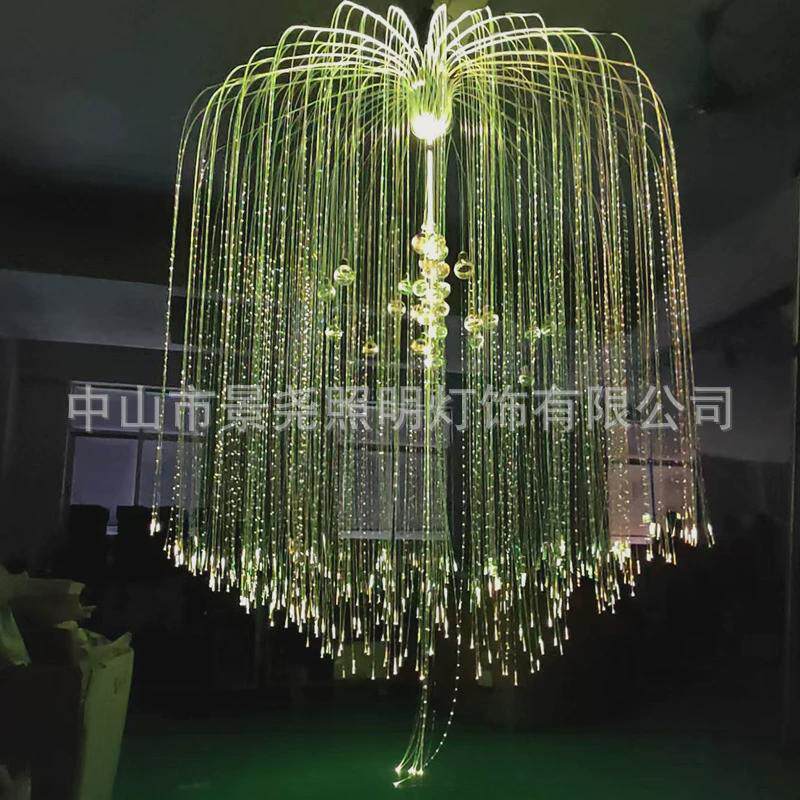 户外防水母灯婚庆超大水母打造网红露营场地空中悬挂七彩大水母灯