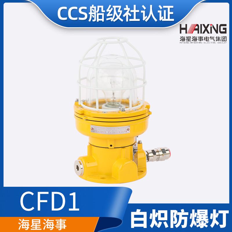 海星船用铝质白炽防爆灯舱顶灯CFD1/3/4/11水密24V220V60WCCS证