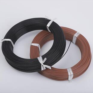 厂家供应高温线FF46-2铁氟龙镀银单芯250度高温地感铁氟龙线