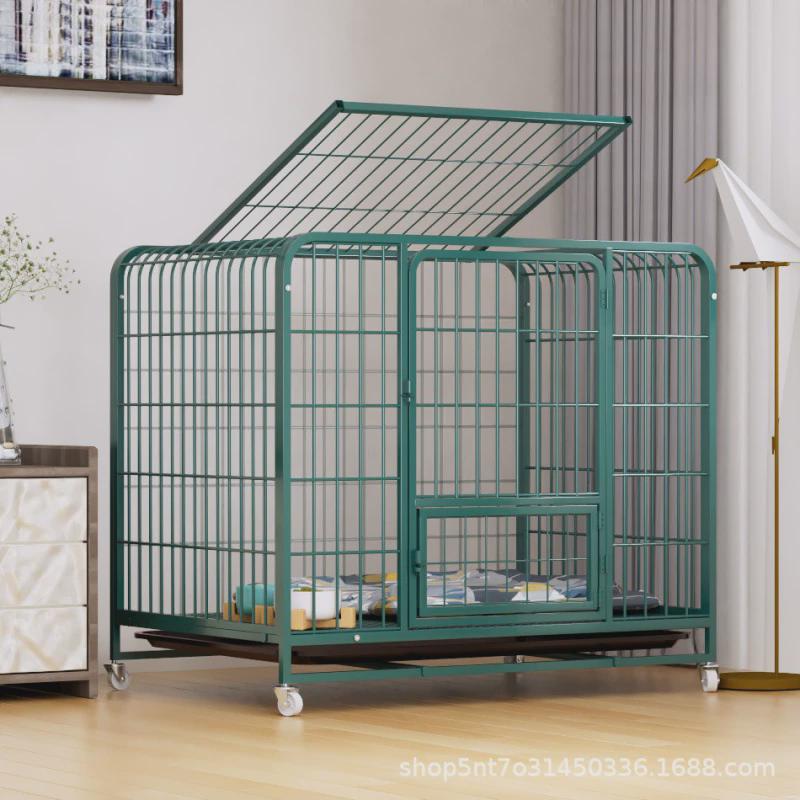 狗笼子大型犬中型犬笼子家用室内外金毛拉布拉多狗笼带厕所狗笼厂