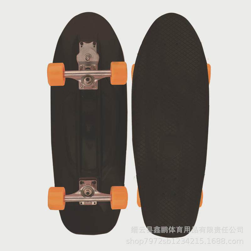 滑板初学者高品质塑封板商场抖音同款炫酷刷街舞板长板专业板四轮