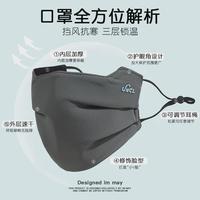 護(hù)眼角騎行口罩男冬季保暖面罩女潮款透氣登山口罩冬天防風(fēng)防寒