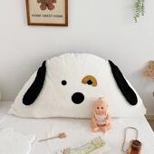 ins卡通床头靠垫靠枕儿童房床头宝宝绒大靠背卧室沙发腰靠可拆洗
