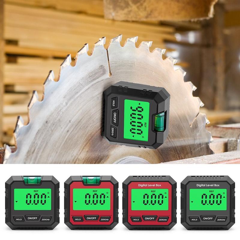 90 Degree Digital Level Box Protractor Angle Finder Bevel Ga