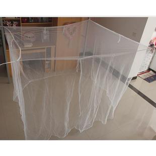 简约家用蚊帐单门1.5m加密文帐子防蚊 3n2n双人床1.8m床普通老式