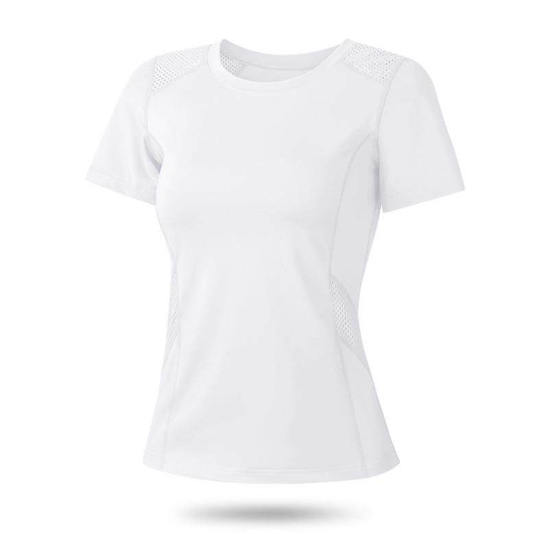 运动t恤女修身显瘦速干短袖簿跑步夏季健身房款瑜伽服健身服新款