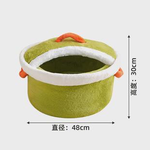喵仙儿猫窝四季通用冬季屋狗窝封闭式猫咪保暖睡觉垫小型犬宠物床