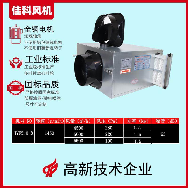 加工静音风机管道新通风机排气扇换气扇商用箱式送风机抽风机强力