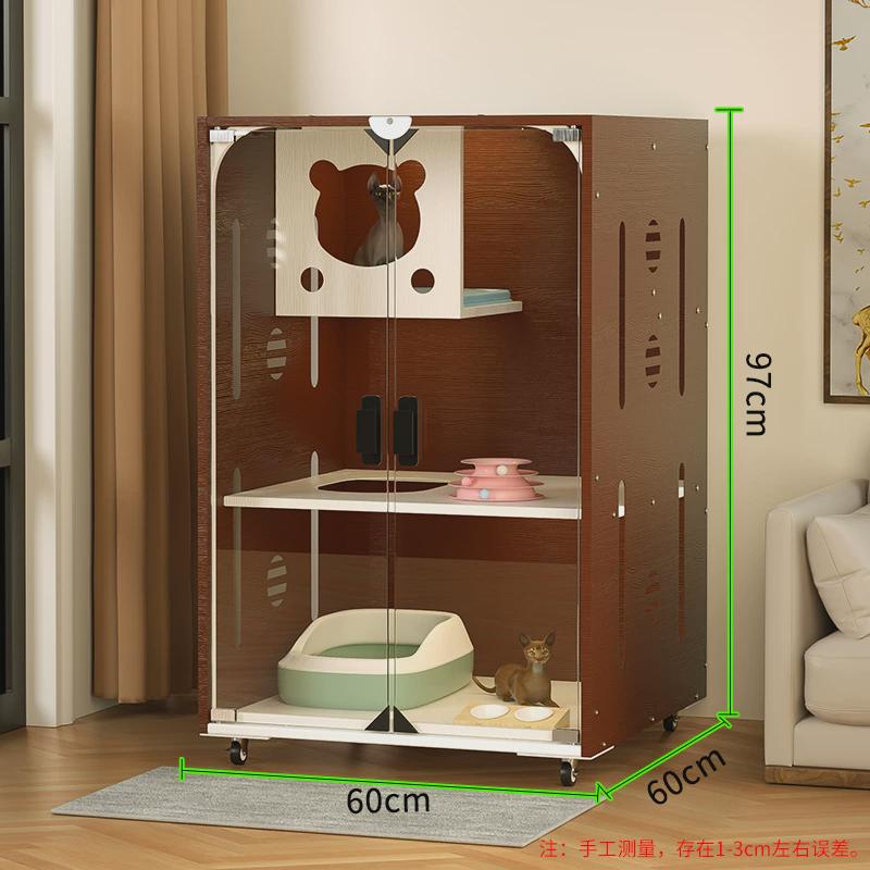 猫笼子猫笼别墅超大空间三层猫屋家用猫房子自由猫柜猫窝猫爬架