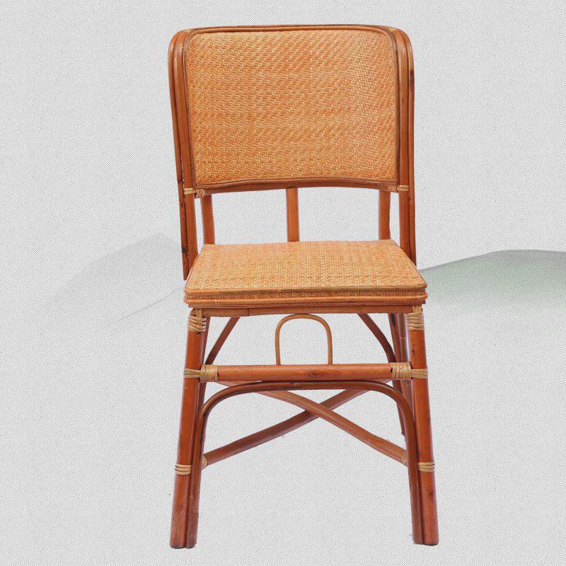 新款z苎1小藤椅子家用餐椅天然藤编织单人靠背椅儿童椅休闲阳