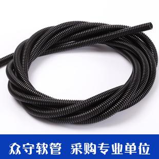 pa6尼龙阻燃波纹管塑料穿线汽车软管线束电缆线管pa尼龙波纹管