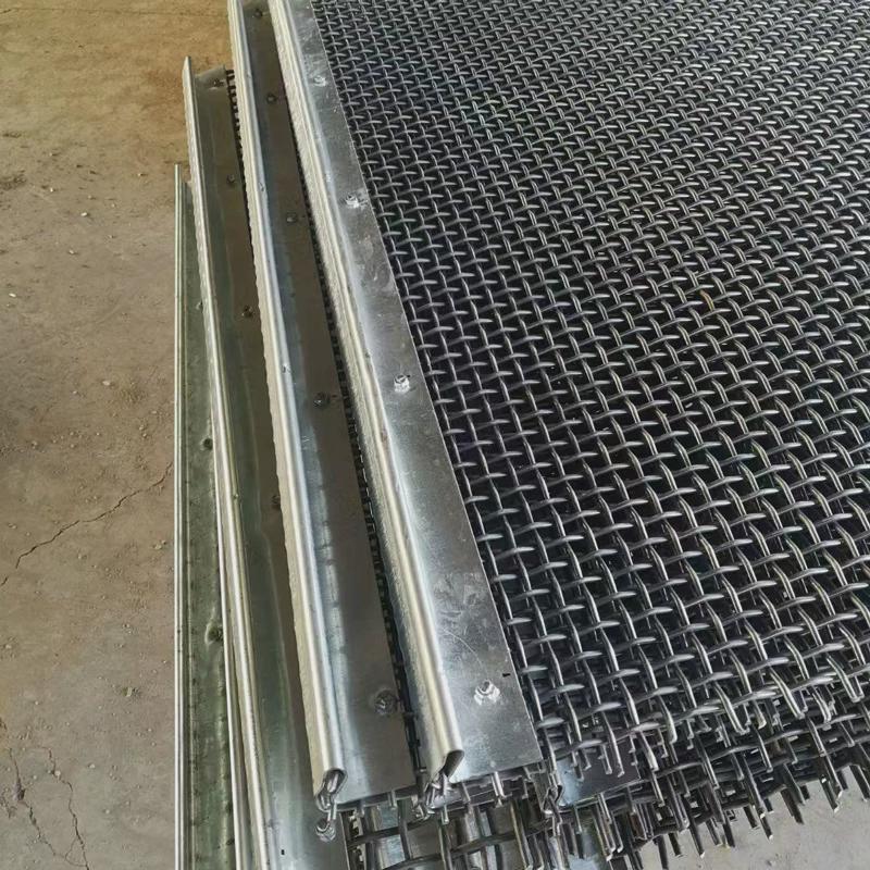 不锈钢304编织筛网轧花震动筛网金属织网编石头锰钢方孔编织筛网
