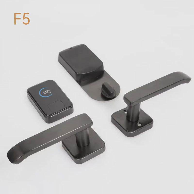 分体式刷卡锁磁卡智能门锁公寓民宿木门ic酒店门锁宾馆电子感应锁