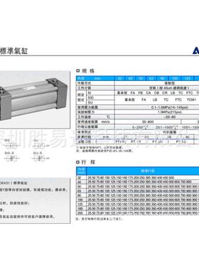 亚德客气缸合模吹瓶机si125*230-s-n