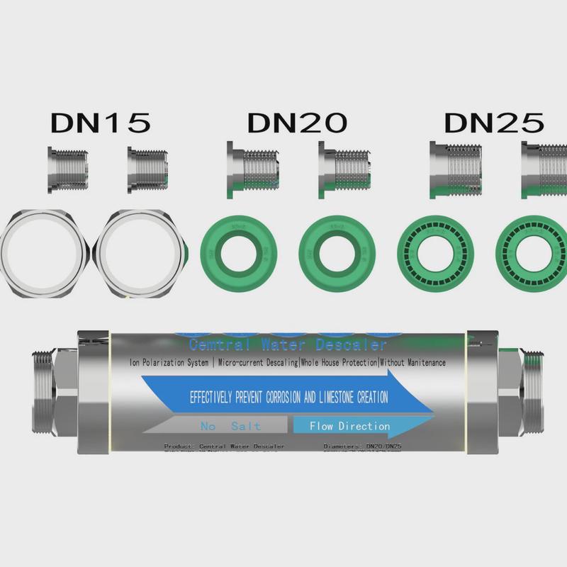 跨境专用柔水器家用软水器阻垢器前置过滤器大流量家用全屋反冲洗