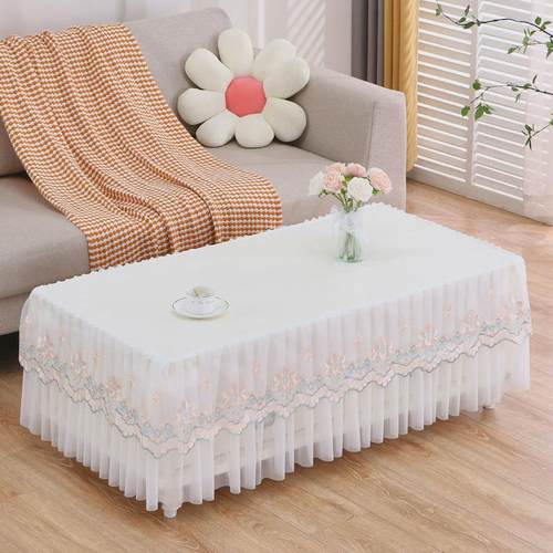 防水防油防烫茶几电视柜皮革桌布防尘罩简约长方形餐全包桌布新款