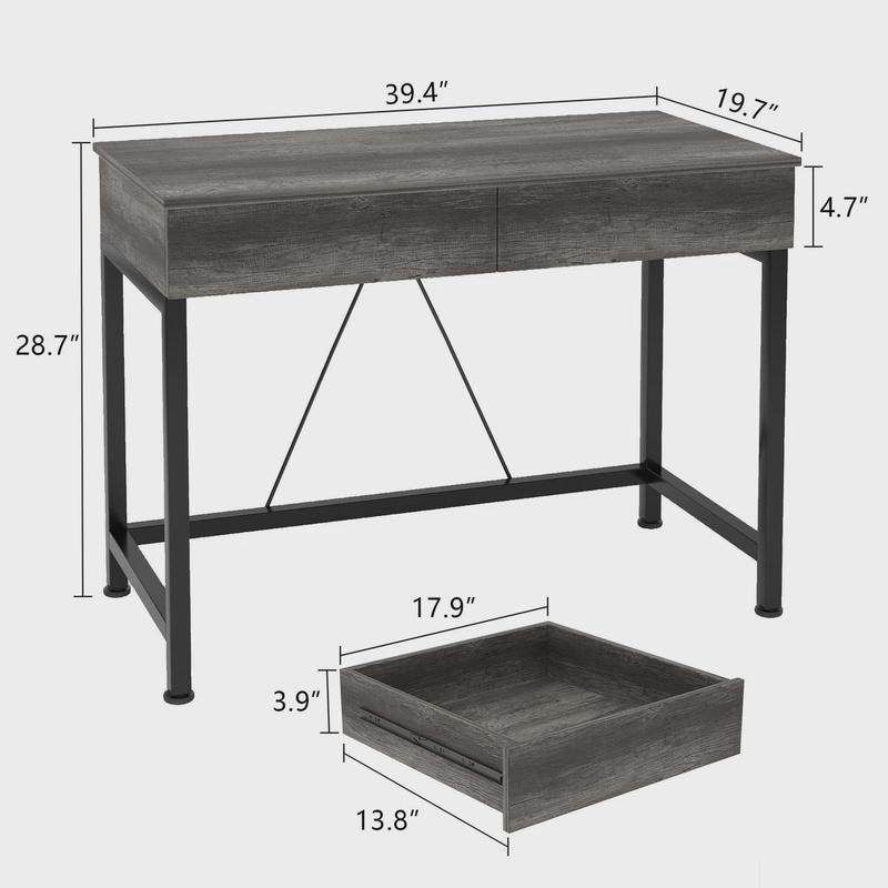 北欧笔记本电脑桌现代简约学习书桌写字桌带抽屉家用简易办公桌,住宅家具,电脑桌,淘宝优惠券,粉丝福利购,淘宝优惠卷