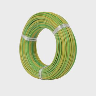 6平方 硅胶软线耐高温agr镀锡铜芯黄绿电线双色线接地线1 2.5