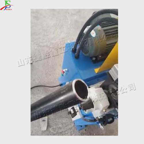 自动进退料金属管材倒头机圆管液压倒角机圆棒端面内外倒边机