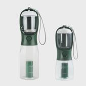 宠物用品水杯便携耐高温活性炭过滤三合一垃圾袋饮水喂粮宠物户外