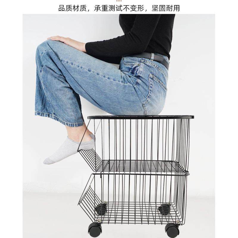 厨房置物架厂家篮子落地包邮移动储物架收纳小推车蔬菜置物架