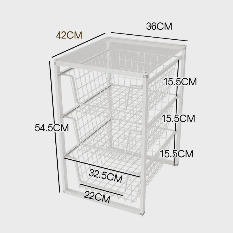 厨房抽屉收纳分层碗架碗碟沥水架橱柜内碗筷柜碗盘餐具碗具置物架图片