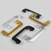 现代重型门把手金色推拉门地弹无框玻璃门拉手大门木门铝合金把手