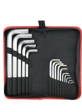 yato易尔拓15件套yt-58211铬钒钢公制加长内六角扳手平头1.5-19mm