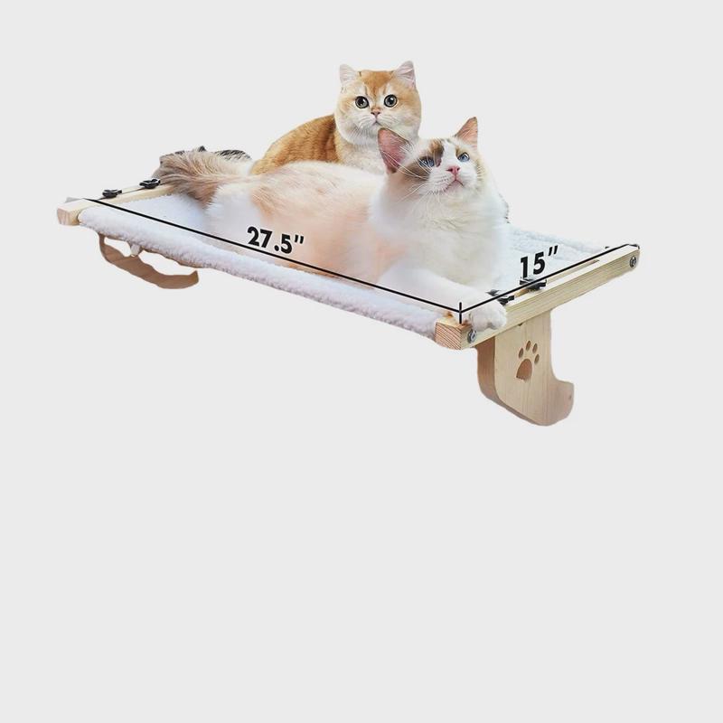 木质壁挂猫床悬挂式窗边猫吊床家用卧室窗边挂床猫窝客厅猫爬架子